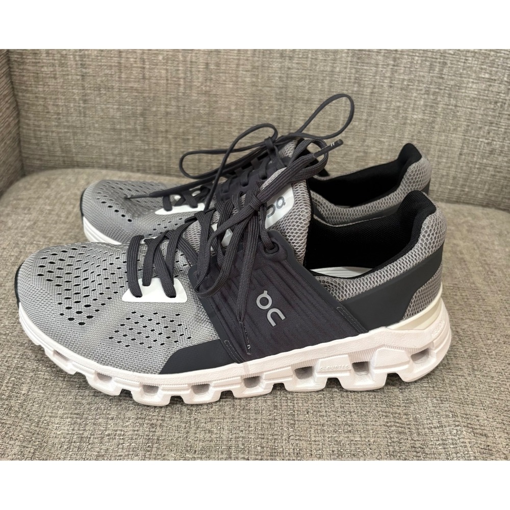 On Cloudswift Women Running Shoes Grey White 41.98922 Size 8